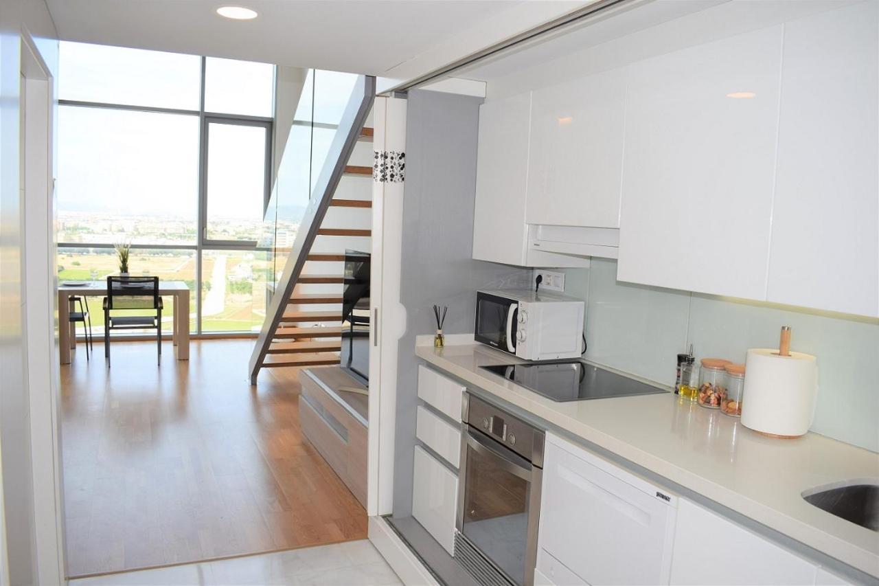 Appartamento Duplex Loft Apartamento Con Parking Gratis Valenza Esterno foto