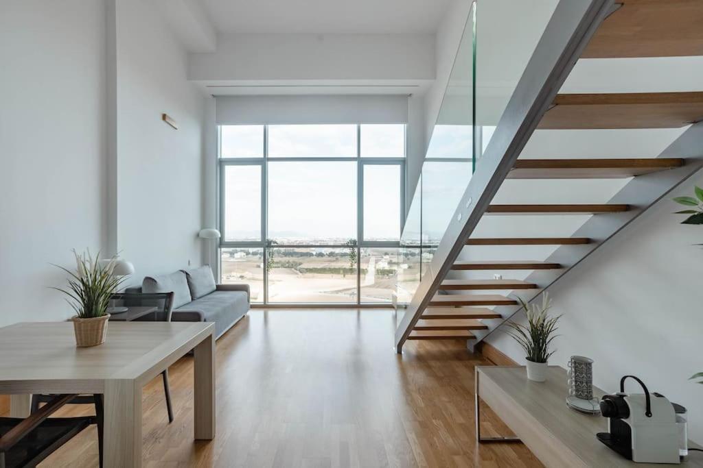 Appartamento Duplex Loft Apartamento Con Parking Gratis Valenza Esterno foto